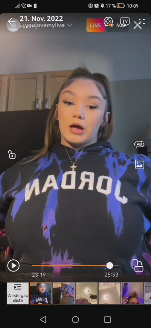 Big Tits Brunette Huge Tits Flashing Short Video #11517 video thumbnail