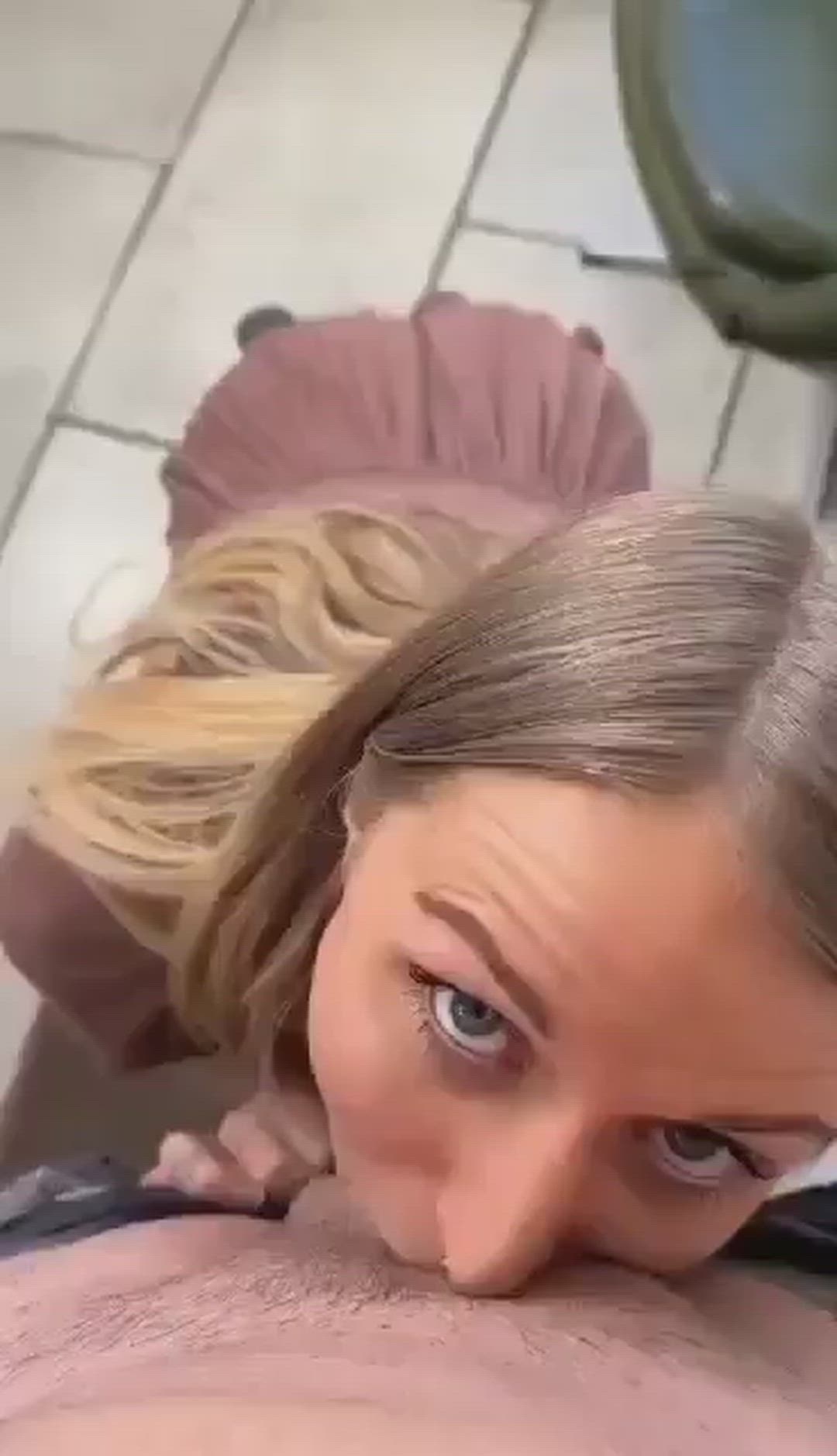 Amateur Blowjob Blonde Deepthroat Short Video #1594 video thumbnail