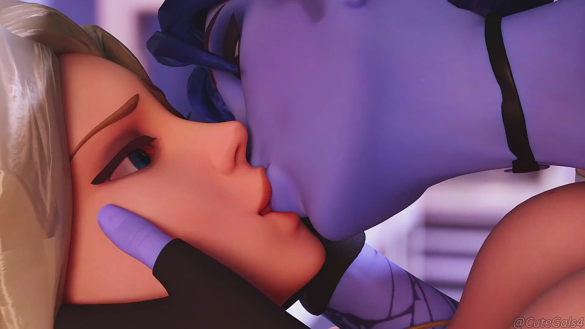 Lesbian Kissing Overwatch Short Video #2302 video thumbnail