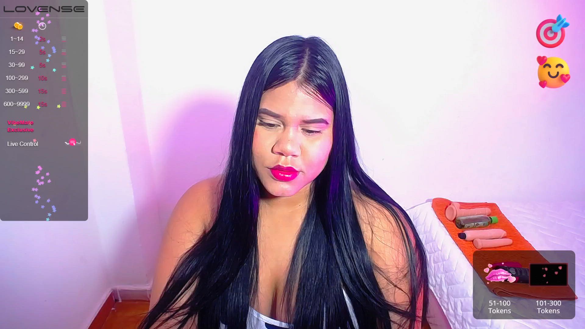 Latina Dildo Sucking Kissing Short Video #5142 video thumbnail