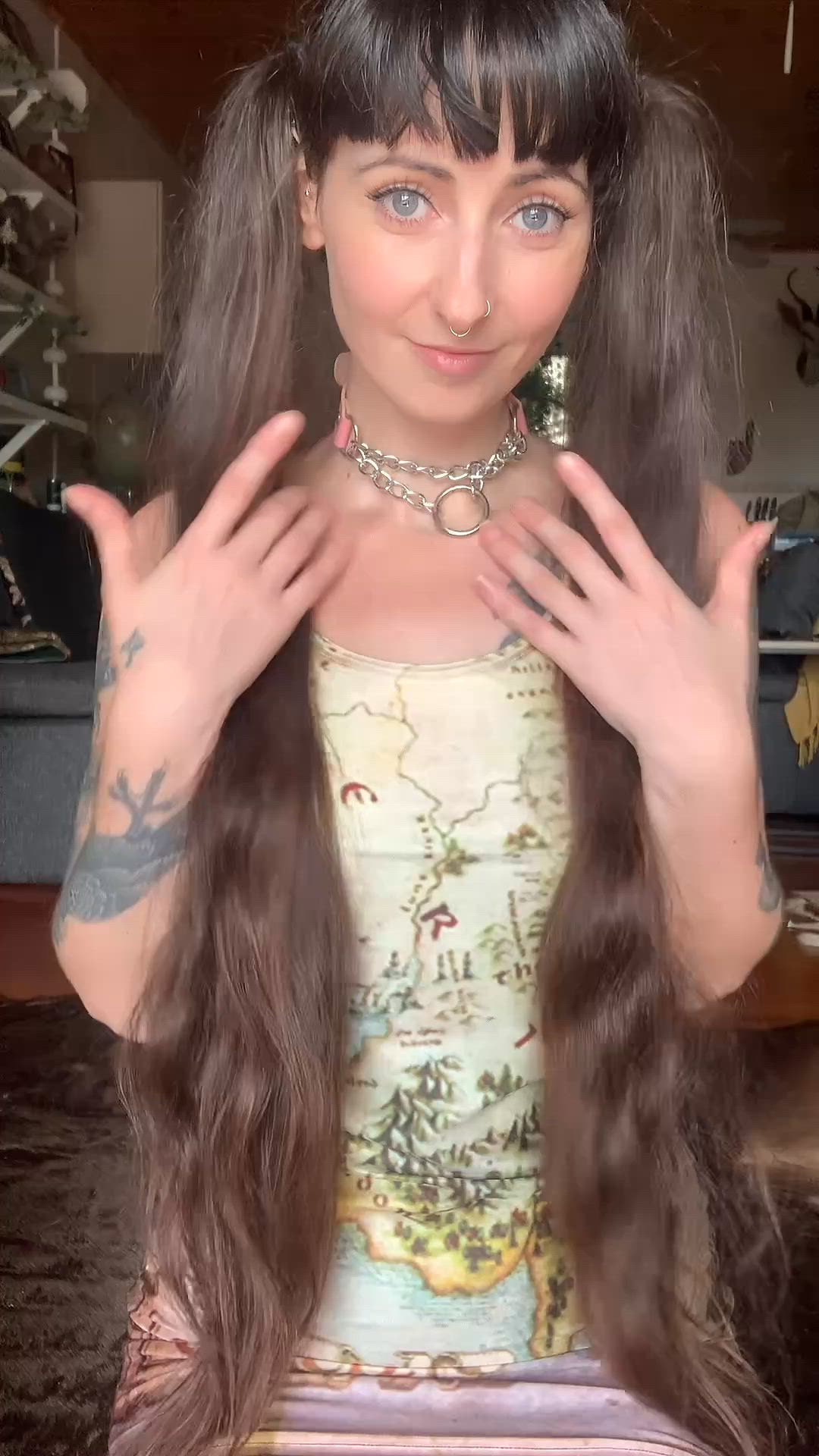 Tattoo Goth Girls Alt Tiny Tits Short Video #6076 video thumbnail