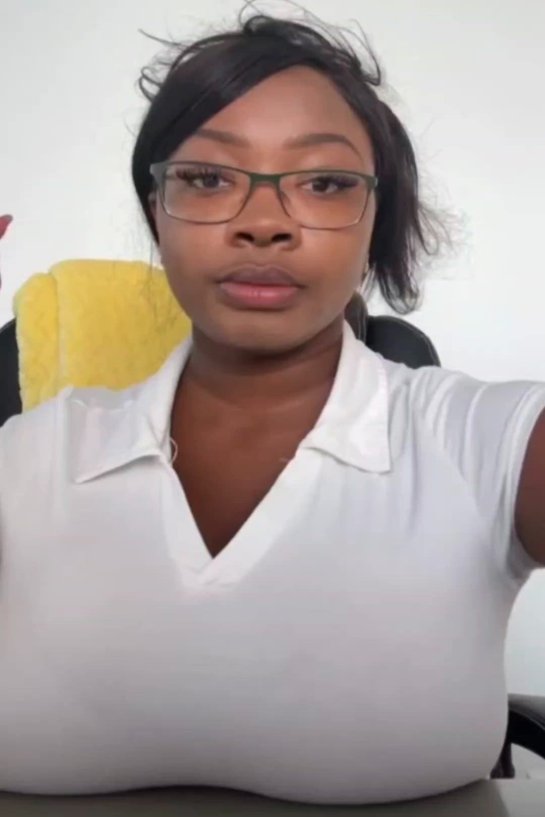 Ebony Busty Glasses Women Of Color Short Video #681 video thumbnail