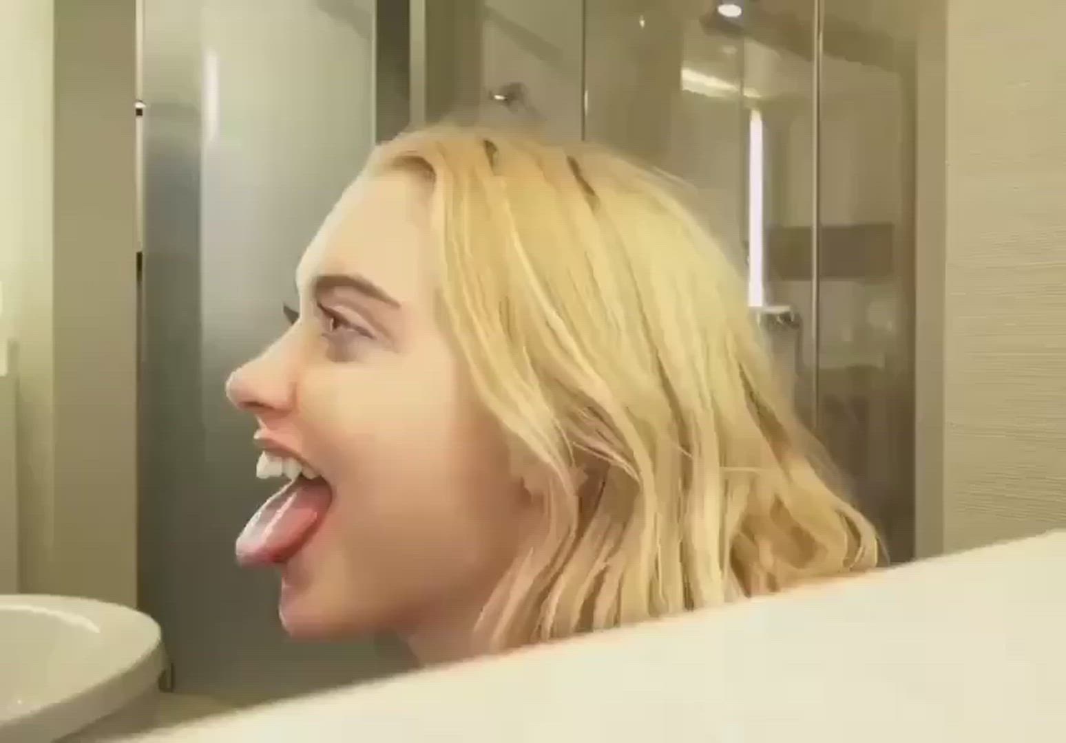 Amateur Rough Face Fuck Bathroom Short Video #707 video thumbnail